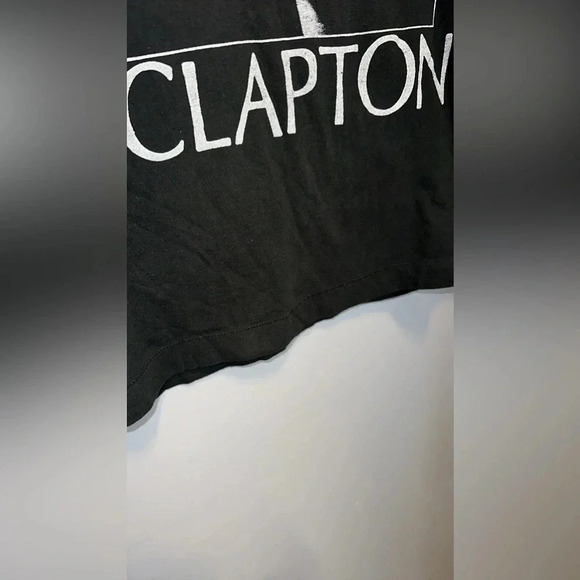 VTG Rare An Evening With Eric Clapton & His Band XL Blk T-Shirt (Tag Bloopers) - Picture 14 of 14